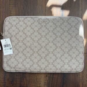 Kate Spade Cream Floral Laptop Sleeve